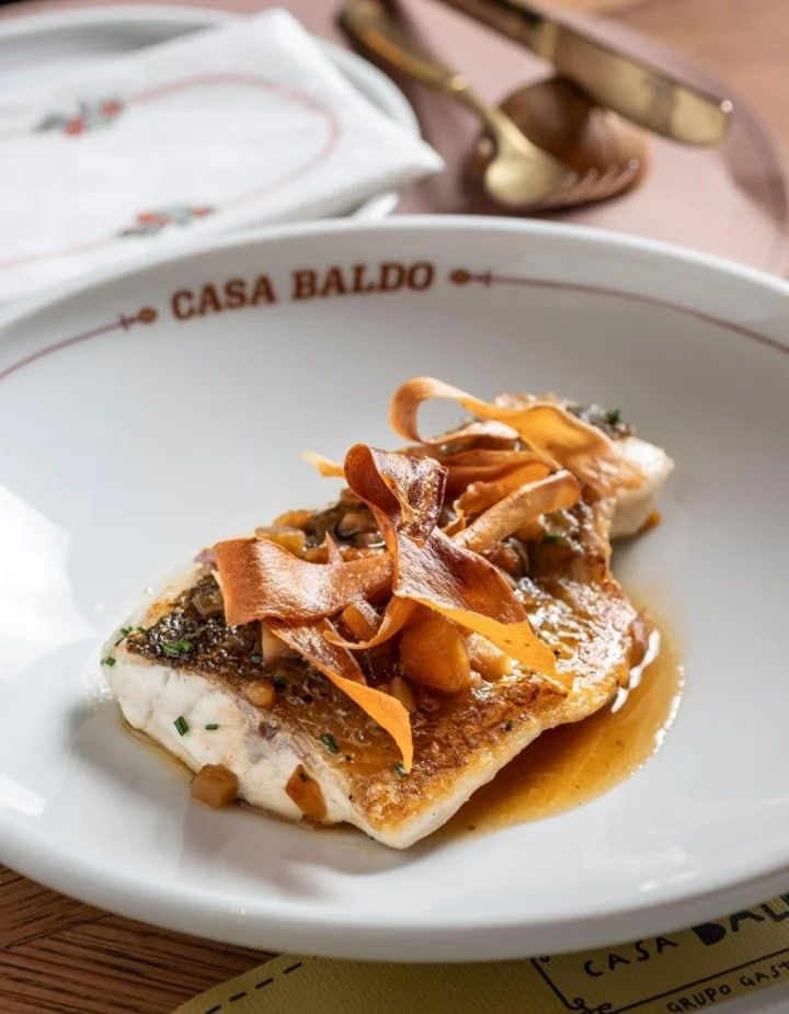 bacalao del plato de la carta del restaurante casa baldo bacalao del plato de la carta del restaurante casa baldo